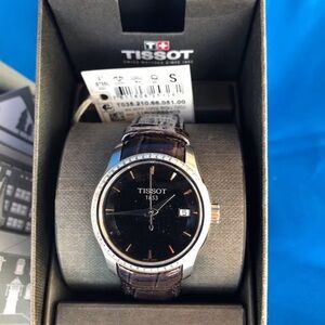 Tissot Black and Silver Men's Watch